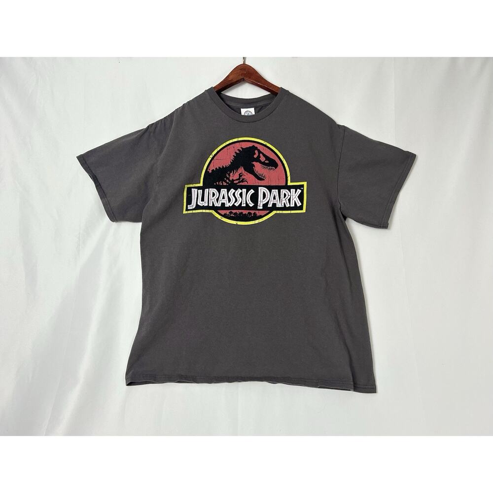 Jurassic Park Shirt Delta Pro Tag 2013 OG Logo Gray Size Large